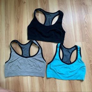 3 Pack Racerback Sports Bras